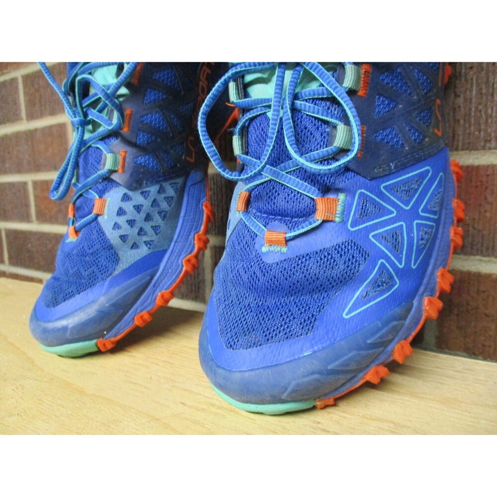 La Sportiva Womens Bushido II 2037-C Blue Green Hiking Shoes Sneakers Size 9.5 - Picture 8 of 16